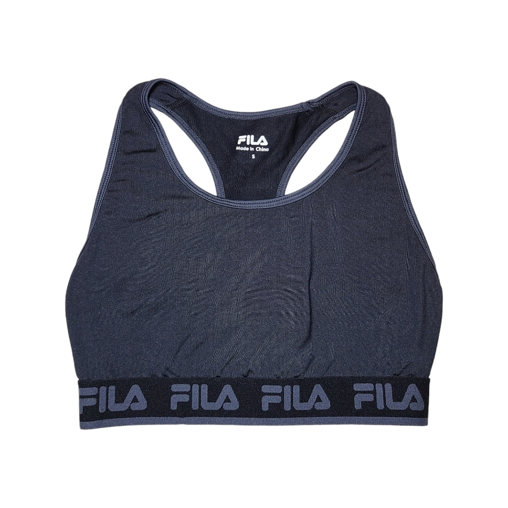FILA Black Sports Bra Racerback